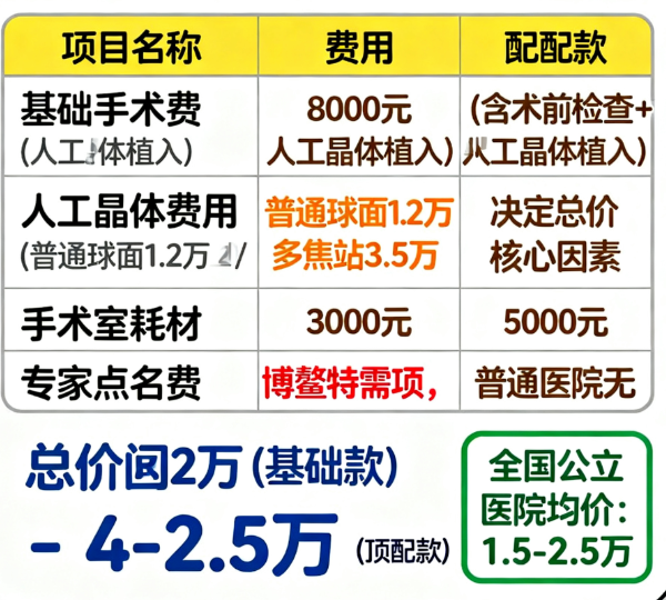 博鳌超级医院眼科价格贵吗？真实测评白内障手术2-4万元起，附报销比例
