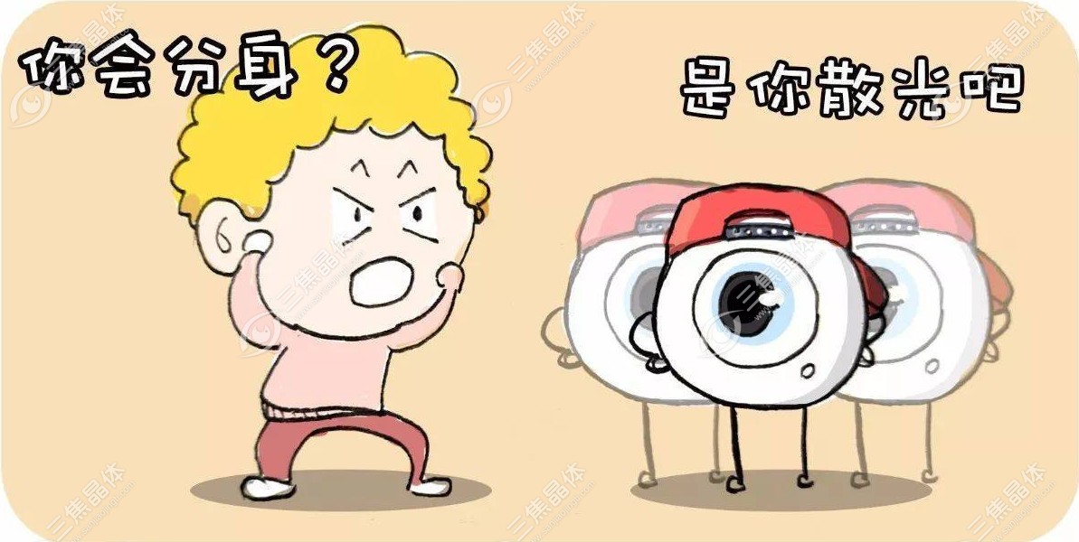 顺规散光与逆规散光斜轴散光的区别~三焦晶体