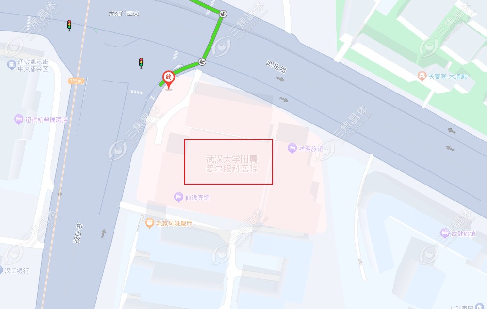 汉口火车站到武汉爱尔眼科总部怎么坐地铁