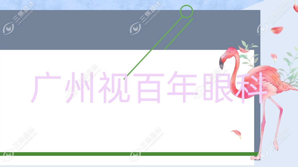 广州市视百年眼科价格表:含视百年眼科做半飞秒激光/全激光手术等收费