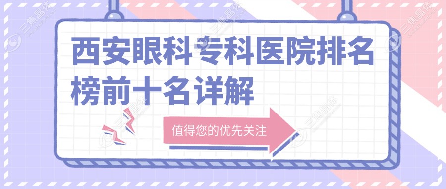 西安眼科专科医院排名榜前十名详解