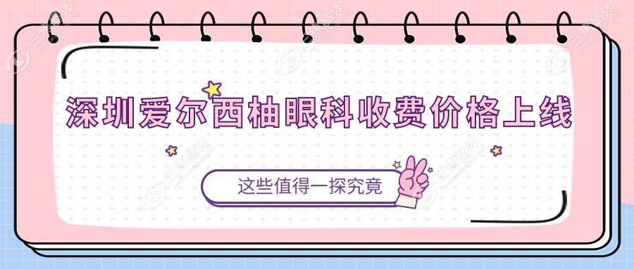 深圳爱尔西柚眼科收费价格上线