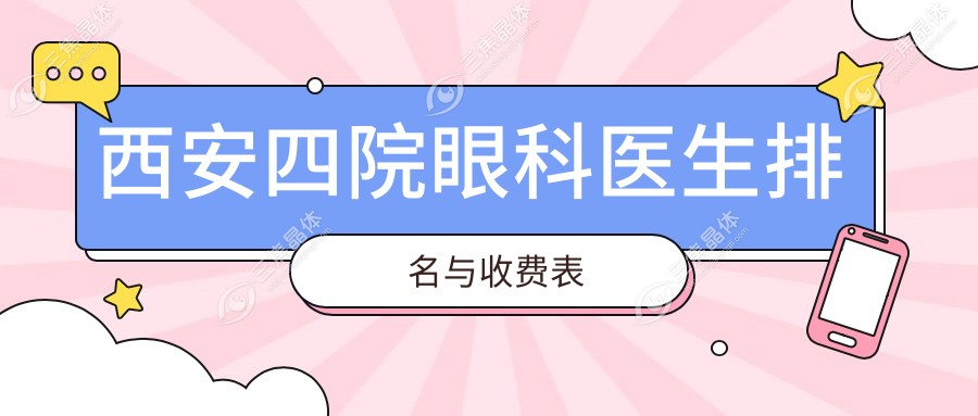 西安四院眼科医生排名与收费表