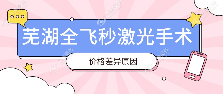 芜湖全飞秒激光手术价格差异原因