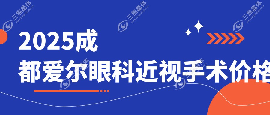 2025成都爱尔眼科近视手术价格