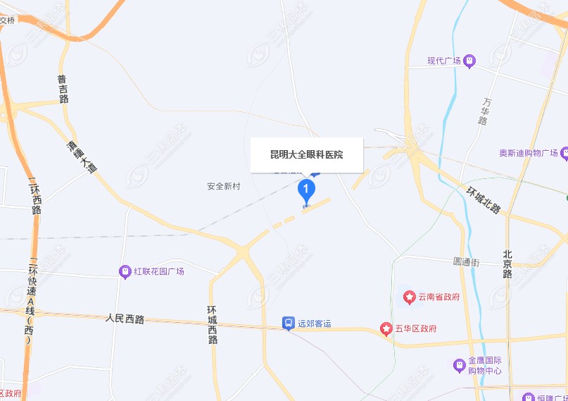 昆明大全眼科医院地址