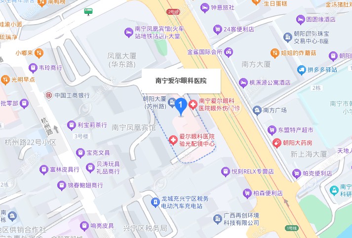 南宁爱尔眼科地址