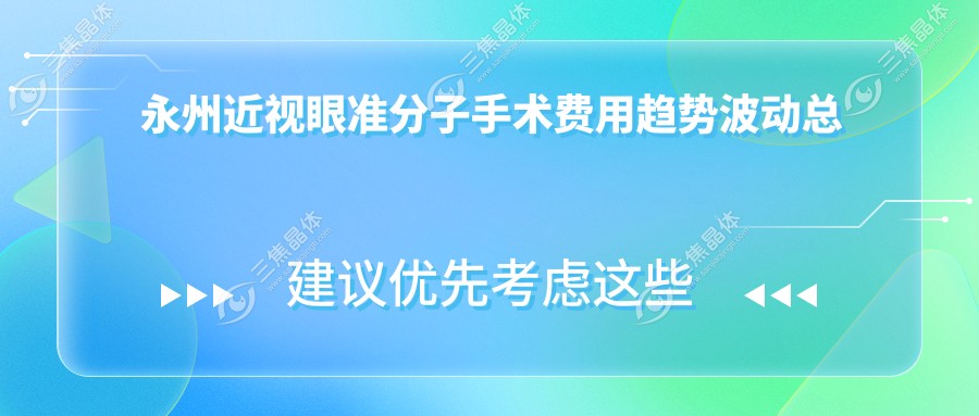 永州近视眼准分子手术费用趋势波动总览