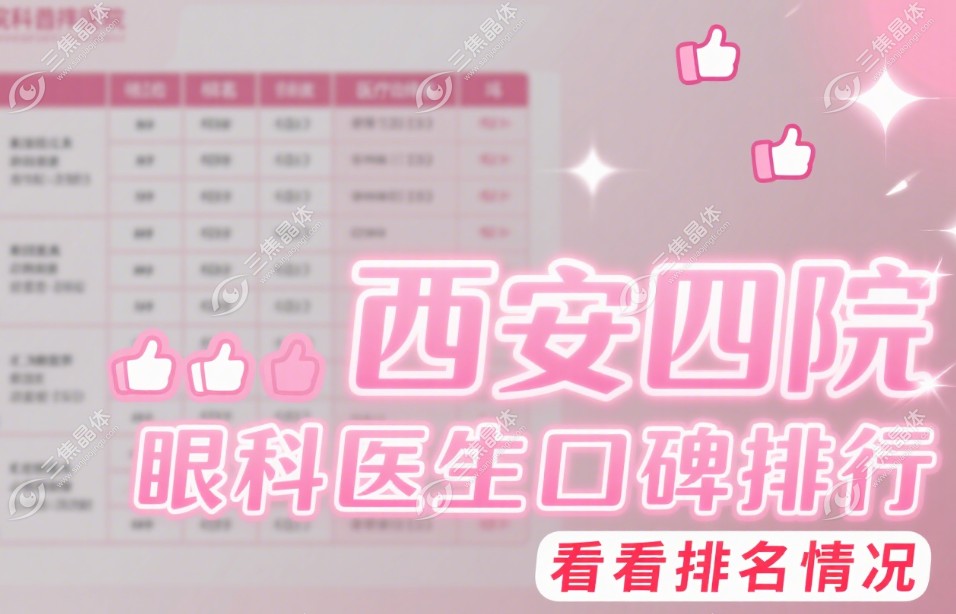 西安四院眼科近视手术