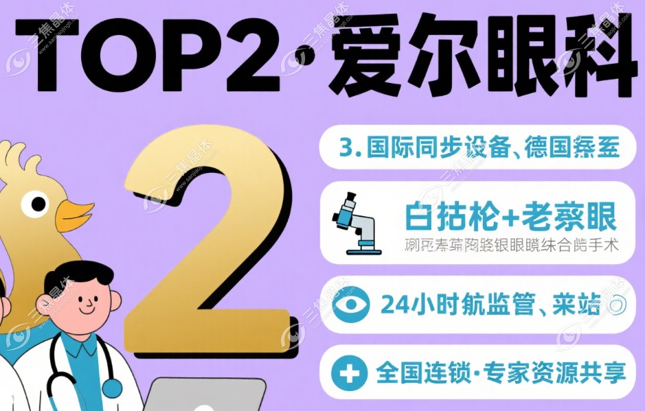 常州白内障手术医院排名榜top5揭晓